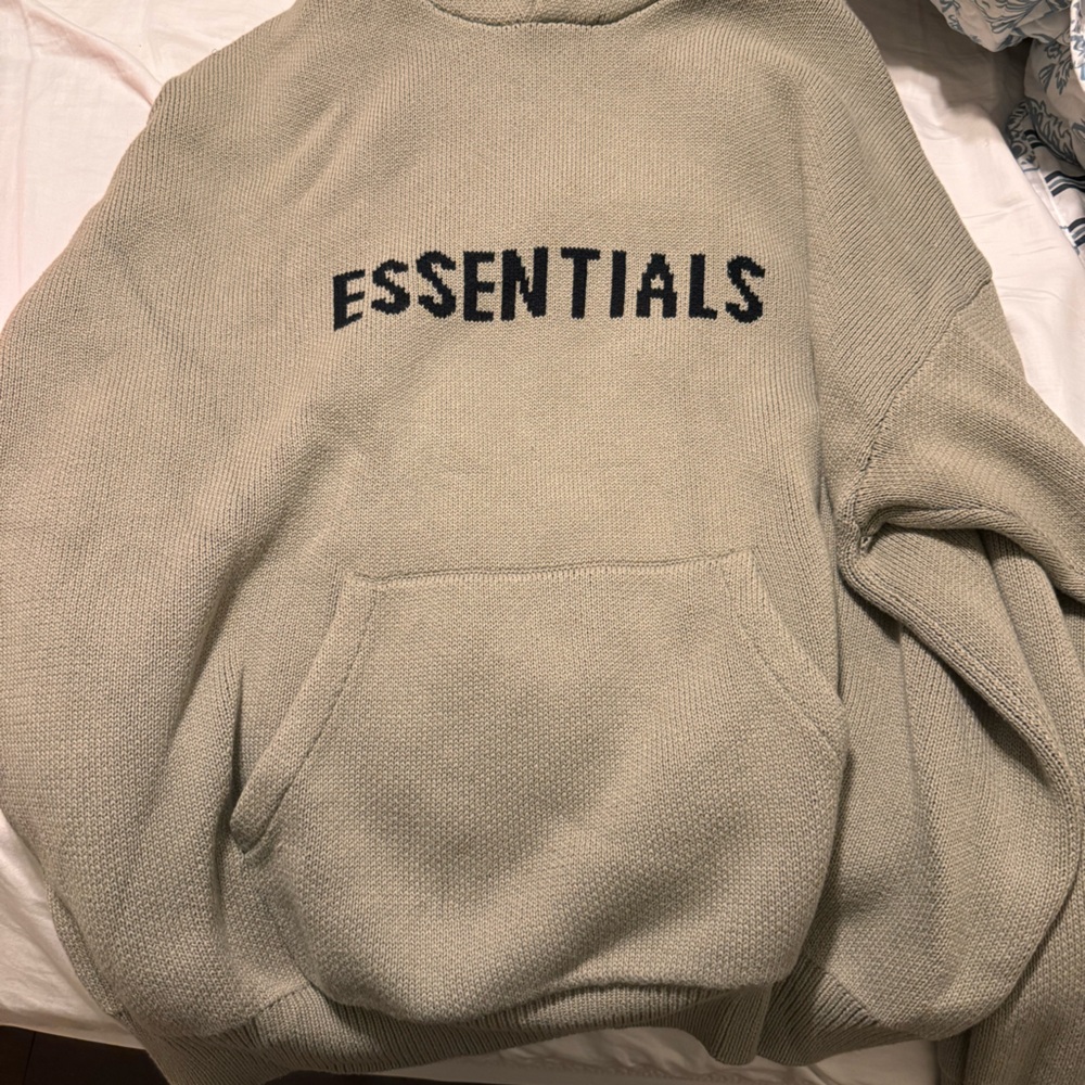 Essentials Fear of God knit pullover “pistachio” XXL AUTHENTIC